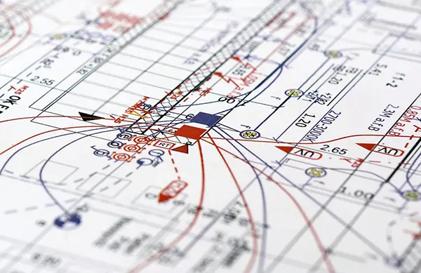 Electrical schematic drawing